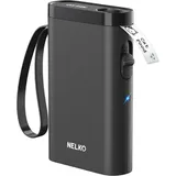 nelko P21 Thermo-Etikettendrucker USB & Bluetooth - Schwarz