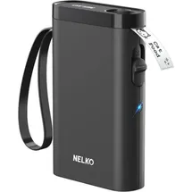nelko P21 Thermo-Etikettendrucker USB & Bluetooth - Schwarz