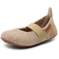 Bisgaard Mädchen Wool Ballet Flat, Nougat, 29 EU