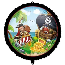 Folienballon Insel Piraten 46cm