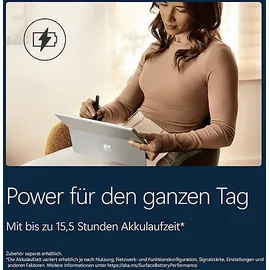 Microsoft Surface Pro 12 Copilot+ PC Snapdragon X2 Plus 16 GB RAM 512 GB SSD Platin EP2-73259