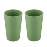 Koziol Connect Cup Becher 350ml, 2-teilig, leaf green