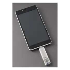 Hama FlashPen C-Laeta 64 GB silber USB-C 3.1