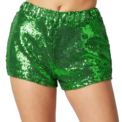 tectake® Pailletten-Shorts