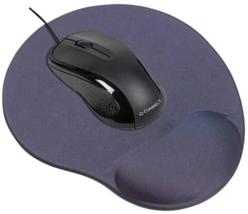 Q-Connect® Gel-Mousepad - schwarz