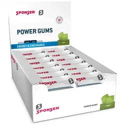 Sponser Unisex Power Gums Sour (20 Beutel a 10 Stück)