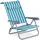 Relaxdays Liegestuhl Klappbar Blau