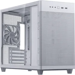 ASUS Prime AP201 TG White Edition | MicroATX PC-Gehäuse