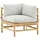 gardenson Cane Loungeeckteil bronze