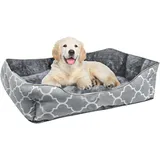 Intirilife Flauschiges Haustierbett Grösse 57 x 47 cm (Hund, Katze), Hundebett - Katzenbett