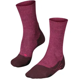 Falke TK2 Wool Trekkingsocken Damen burgundy 39-40
