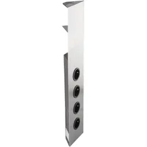 Caressi Steckdosenelement 4ST46-58 Edelstahl 4 St.