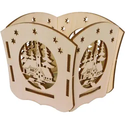 Teelichthalter, Seiffener Kirche im Wald, für 1 Teelicht