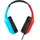 Trust GXT 416S Zirox Federleichtes Gaming-Headset, Schwarz/Cyan/Rot