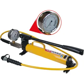 KS Tools Hydraulik-Handpumpe Stahl 585 mm gelb
