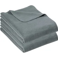 Erwin Müller Brescia Wohndecke 100 x 150 cm Grau