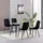 mcc direct Esszimmerstuhl Lexi Samt schwarz 4er Set