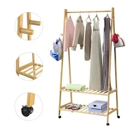 CASARIA Kleiderständer 155x70x0cm beige