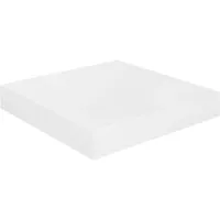 vidaXL Wandregal 23 x 23,5 x 3,8 cm Hochglanz-Weiß