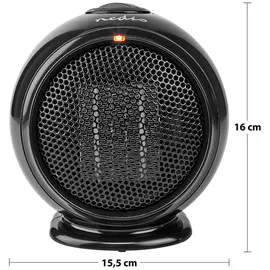 Nedis HTFA15BK SW) - Schwarz