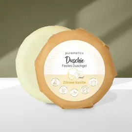 Puremetics Duschie Festes Duschgel Zitrone Vanille 60 g