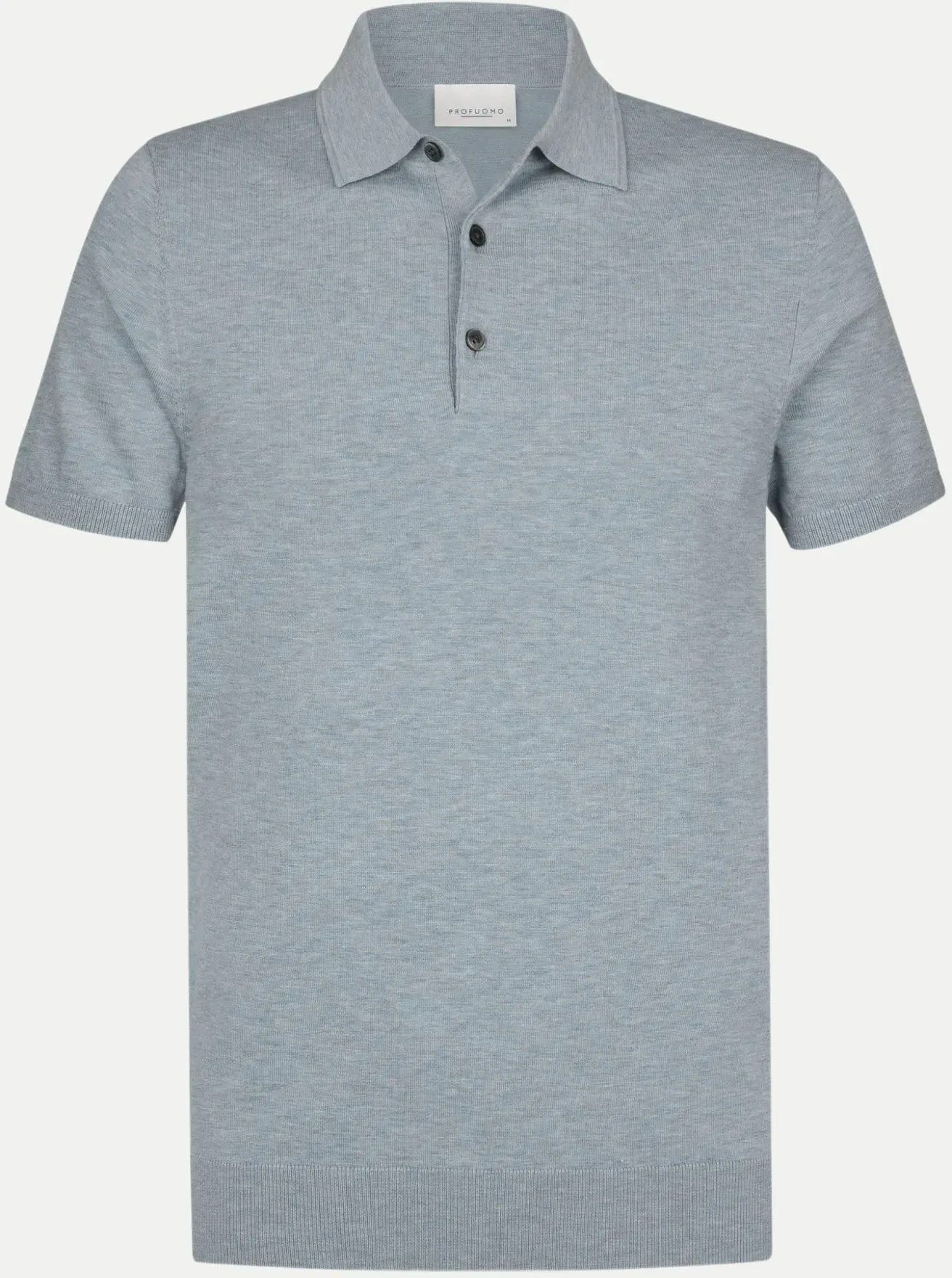 Polo mit Seidenanteil Grau XL