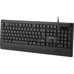 Renkforce RF-CKB-200 USB Tastatur Deutsch, QWERTZ Schwarz Chipkarten-Leser