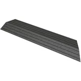 ML-DESIGN Terrassendielen WPC Abschlussleiste Abdeckleiste für WPC Bodenbelag Terrassenfliesen, Randabschlussleiste rechts Anthrazit 38x2x7,5cm Eckleiste Umrandung