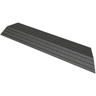 ML-DESIGN Terrassendielen WPC Abschlussleiste Abdeckleiste für WPC Bodenbelag Terrassenfliesen, Randabschlussleiste rechts Anthrazit 38x2x7,5cm Eckleiste Umrandung
