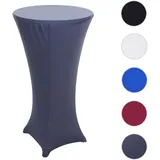 Mendler Stehtischhusse HWC-J30 anthrazit-grau Ø 60 cm