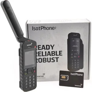 Inmarsat IsatPhone 2 mit SIM-Karte und 500 Einheiten/ 365 Tage
