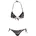 Tie Dye Bikini Blue Oil Pink Salmon M