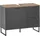 BASIC by Balculina Waschbeckenunterschrank Denver 80 x 60 cm Schwarz Matt