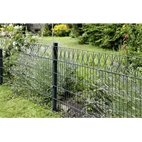 GAH Alberts Alberts Doppelstabmatten-Grundset Eleganz 200 x 120 cm, 4 m, anthrazit