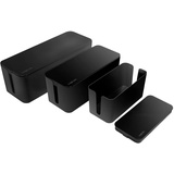 Logilink KAB0077 - Kabelbox-Set 3 Größen schwarz