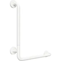 Brillantbad BELP Duschgriff Steckbar Links Eisen Weiß mit Abdeckung 110x630x680 mm, 120 kg Traglast für Bad & WC >> zum Bohren