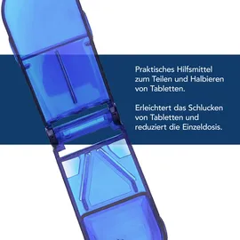 FIRST AID ONLY® Tablettenteiler blau