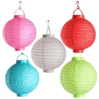 MARELIDA LED Lampion - kaltweiße LED - D: 30cm