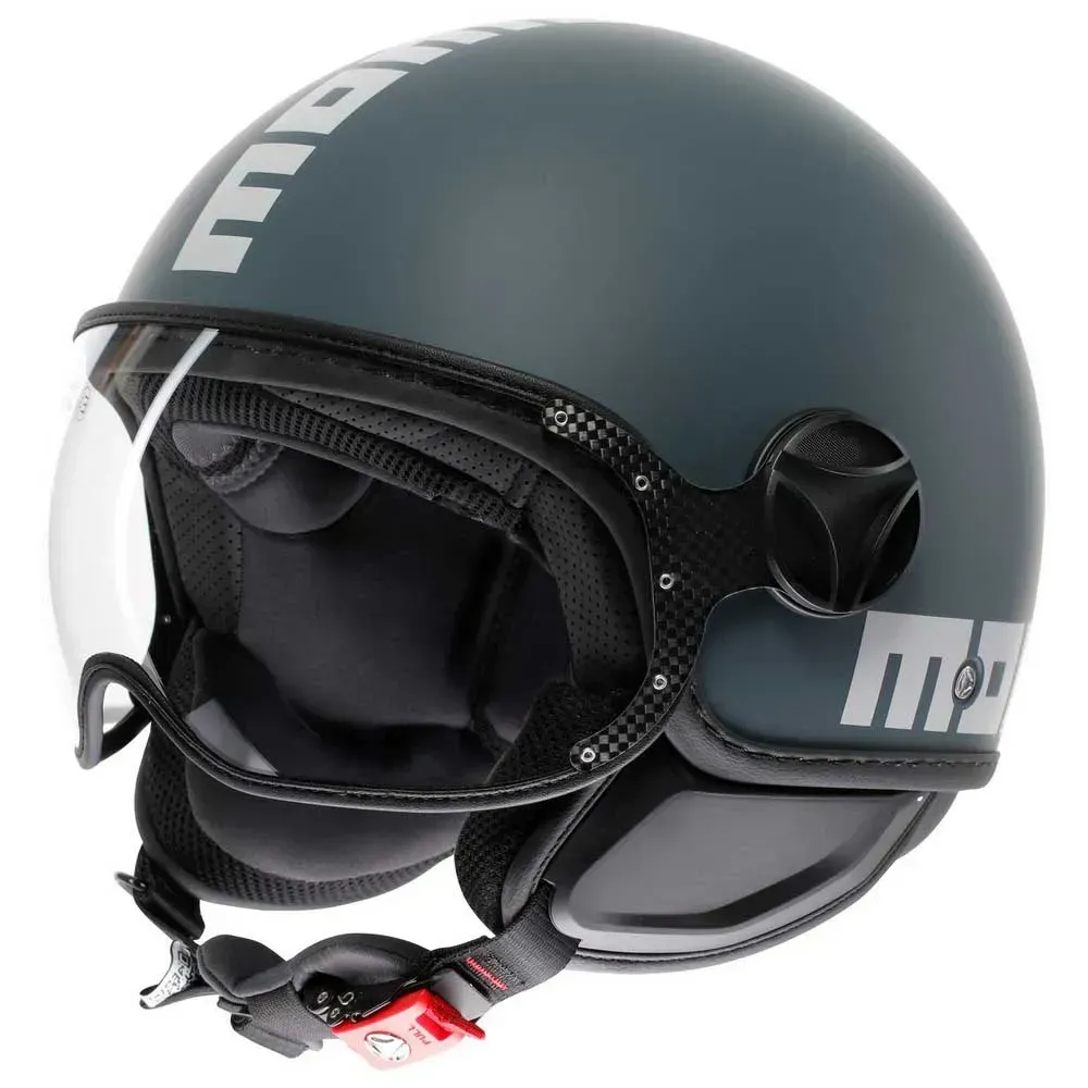 Momo Design Fgtr Classic E2206 Jethelm - Matt Ottanio Grey / White - XS