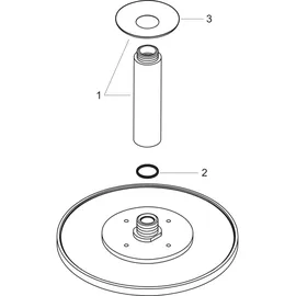 Hansgrohe Raindance Air Ø 300 mm DN15 mit Deckenanschluss chrom