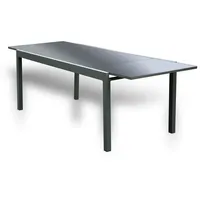 Home Deluxe Sol Gartentisch 180-240 x 90 x 75 cm Grau