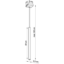 Sollux Lighting Hängelampe Pastelo 1xG9 Neutralweiß 8cm Sollux