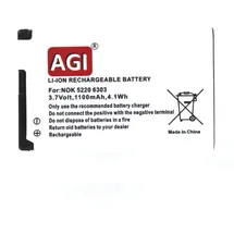 AGI Akku kompatibel mit Nokia 6303 Classic Steel