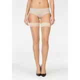 LASCANA Halterlose Feinstrümpfe Damen puder Gr.44/46