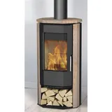 Kaminofen Fireplace Phönizia 2 raumluftunabhängig Loticstone 5kW - Schwarz