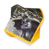 Amscan 9915091 Papierservietten, Batman, 16 Stück, 33 x 33 cm