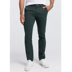 Bendorff für Herren. 801015001 Medium Regular Waisted Mittlere Taille Mittlere Taille Chino-Hose (32), Lässig, Grün, Baumwolle