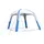 Brunner Aquamar 250 2,5 x 2,5 m Blau/Grau
