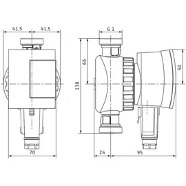 WILO Hocheffizienzpumpe Star-Z Nova C 138mm