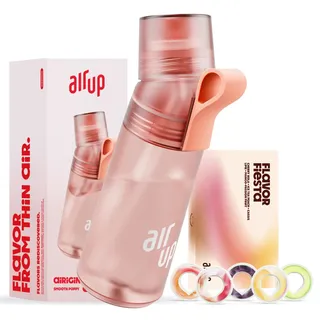 air up® Flasche Gen2 Starter Set Original, inkl Pods in 5 Geschmacksrichtungen I 600ml Trinkflasche mit Geschmack, zuckerfrei I spülmaschinenfest & BPA frei I in Poppy Red